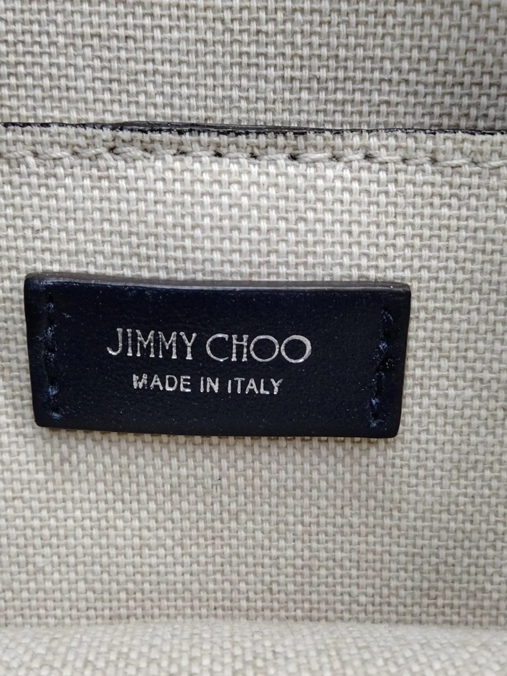 Jimmy Choo Denim Tote in Navy and Black
Jimmy Choo Lenny denim tote bag - Picture 9 of 14